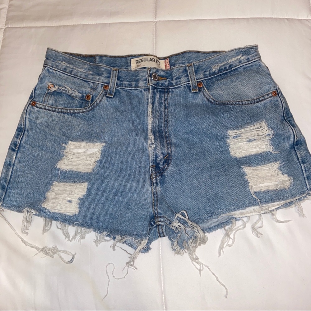 Levi’s Distressed Shorts